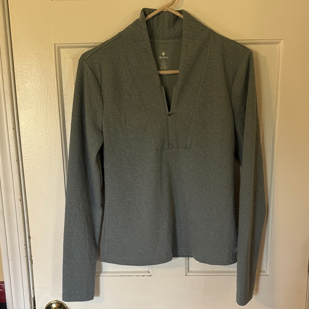 Apana Teal Long Sleeve Top